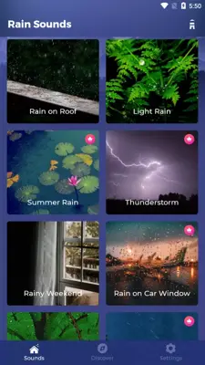 Sleep Sounds - Rain Sounds and Relax Music android App screenshot 8